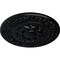 Ekena Millwork Sydney Ceiling Medallion (Fits Canopies up to 5 3/4"), Hand-Painted Jet Black, 27 3/4"OD x 2"P CM27SYBLF - alternate 2